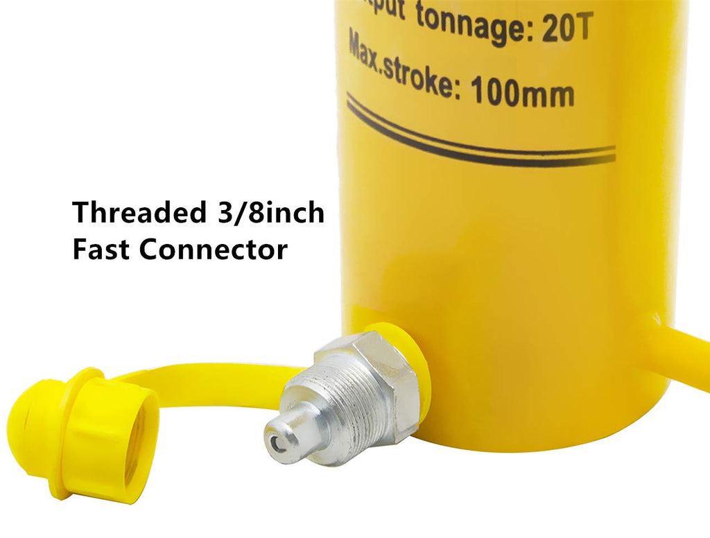 20 Ton Hollow Hydraulic Cylinder Jack 100mm D6538