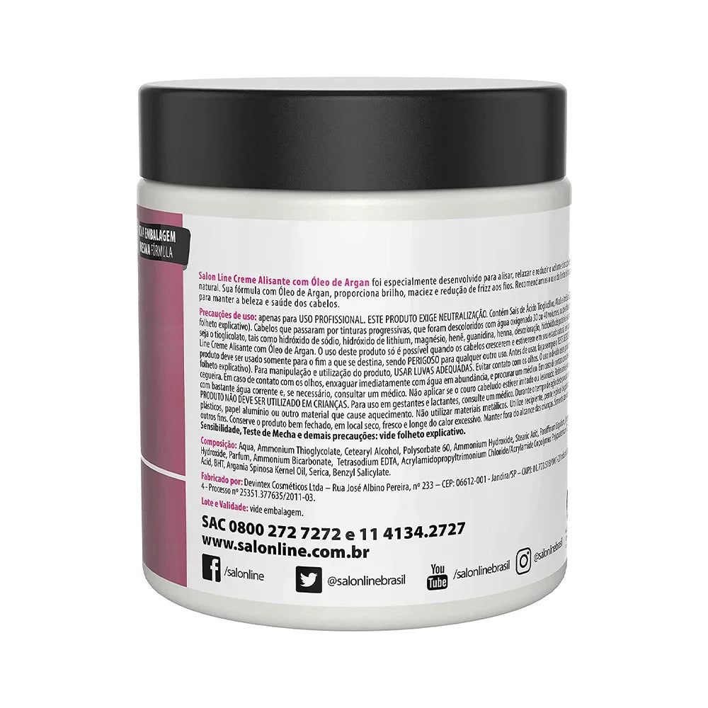 Thioglycolate Straightening Cream with Argan Oil 500g Q626