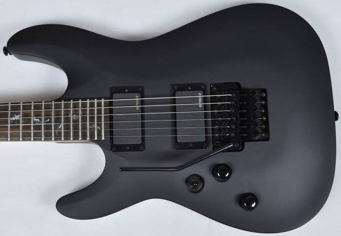 Satin Black Left Handed Electric Guitar U373