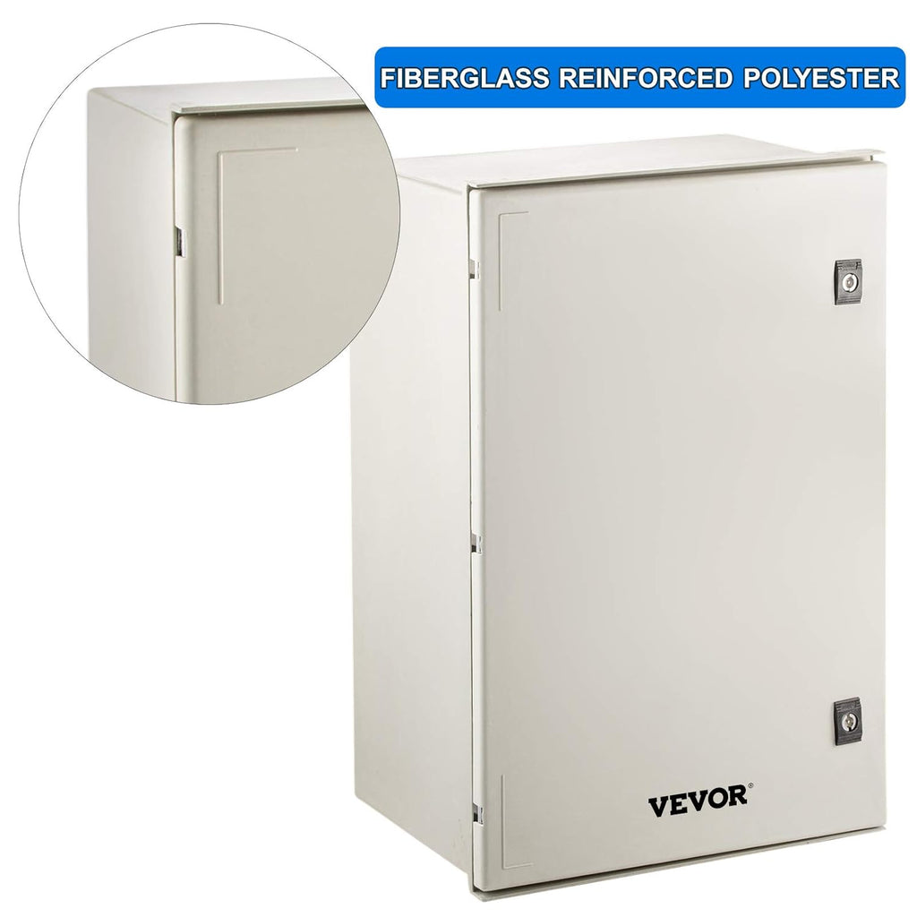 24 x 16 x 9'' NEMA 4X Fiberglass Electrical Enclosure U302275