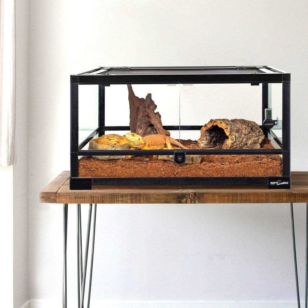 24 x 18 x 12.6 in. Reptile Glass Terrarium with Double Hinge Door W493497