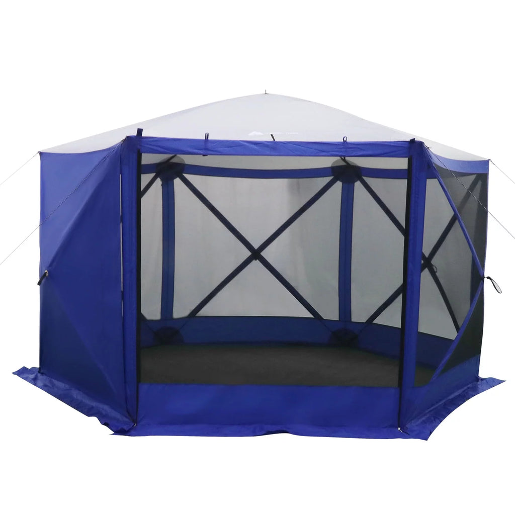 6 Hub Outdoor Camping Screen House, 1 Room, Blue F668