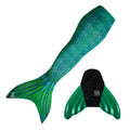 Green Mermaid Tail and Monofin Swim Set O32029