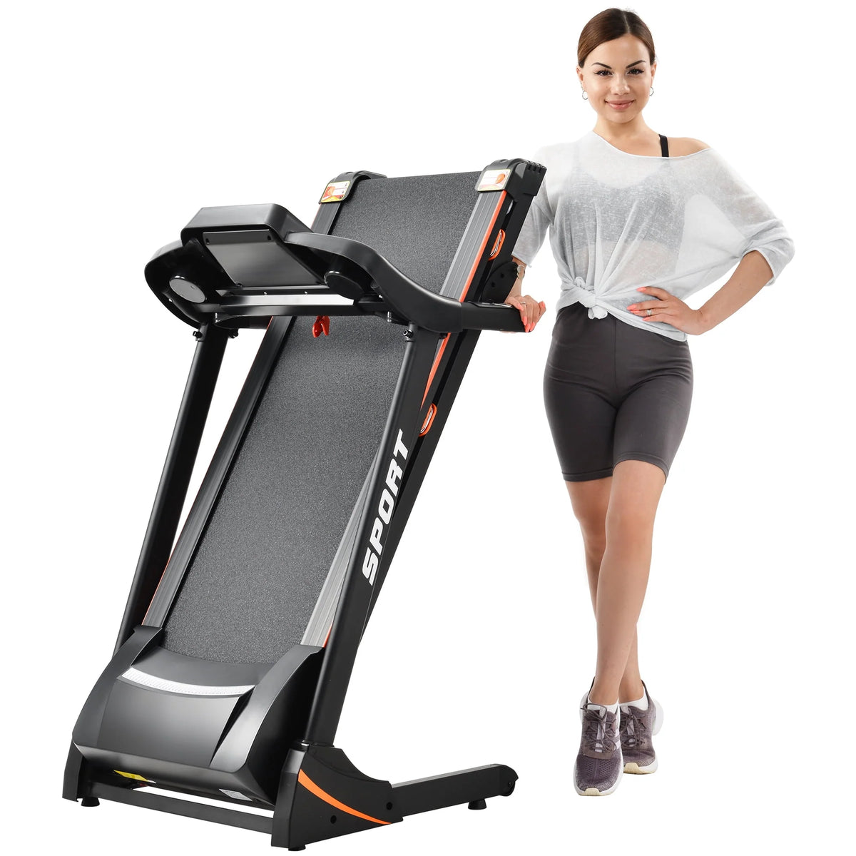 Folding 3.5HP Treadmill with Incline Z16677