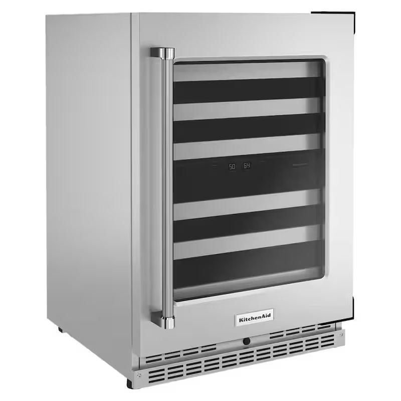 46-Bottle Built-In Undercounter Wine Cooler in Stainless Steel T3320