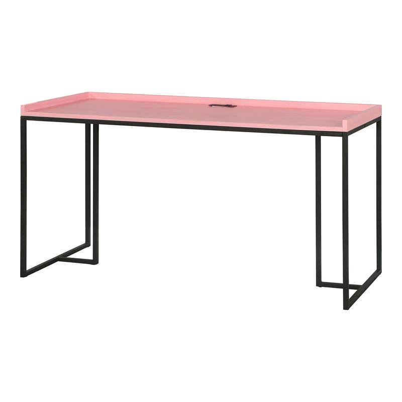Pink Wood Computer Desk K1887