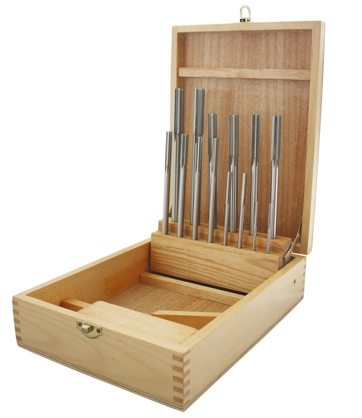 14 Pc H.S.S. Chucking Reamer Set in Fitted Case K326