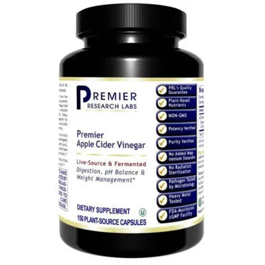 Apple Cider Vinegar 150 Plant Source Capsules K487