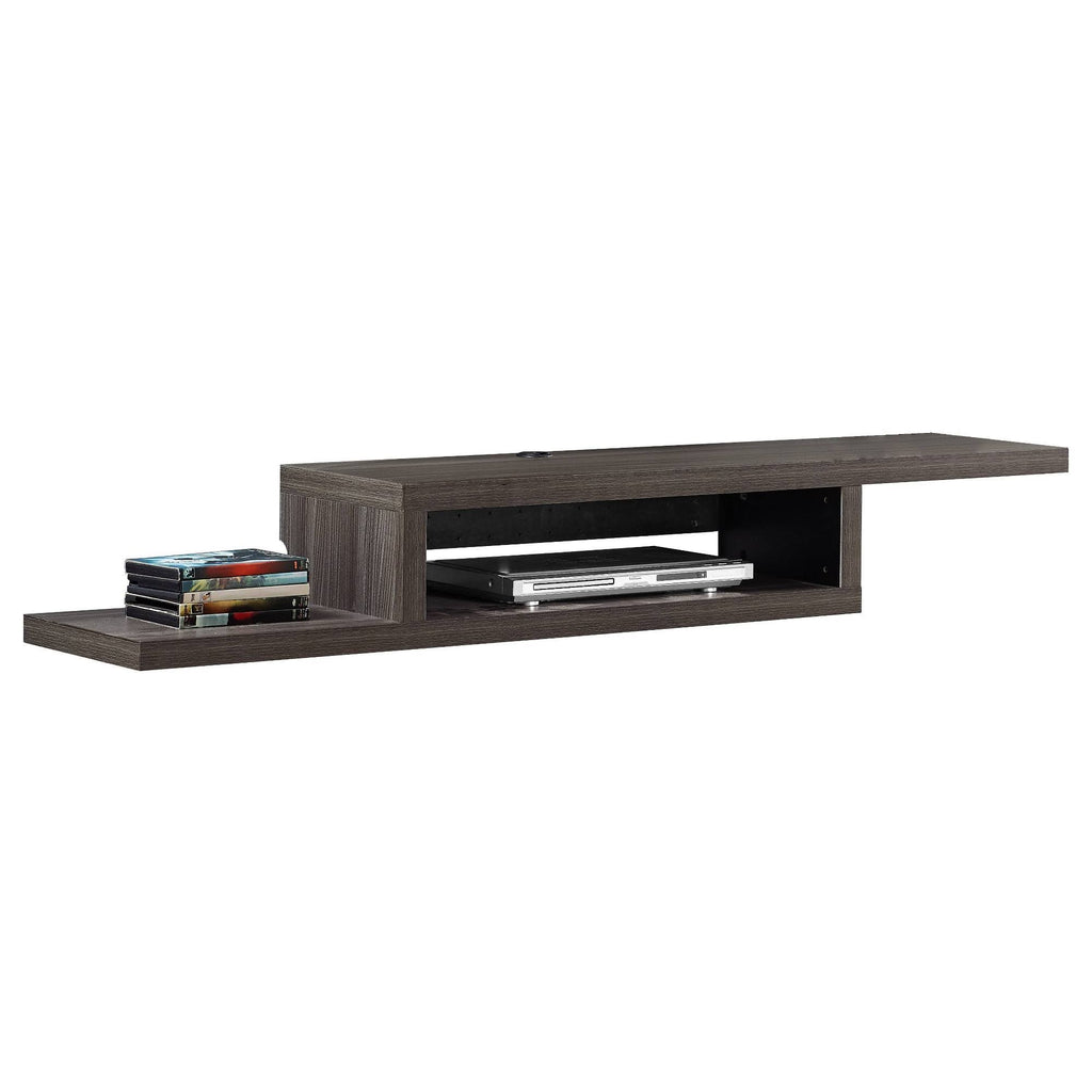 60inch Skyline Walnut Wall Mounted TV Console V816328