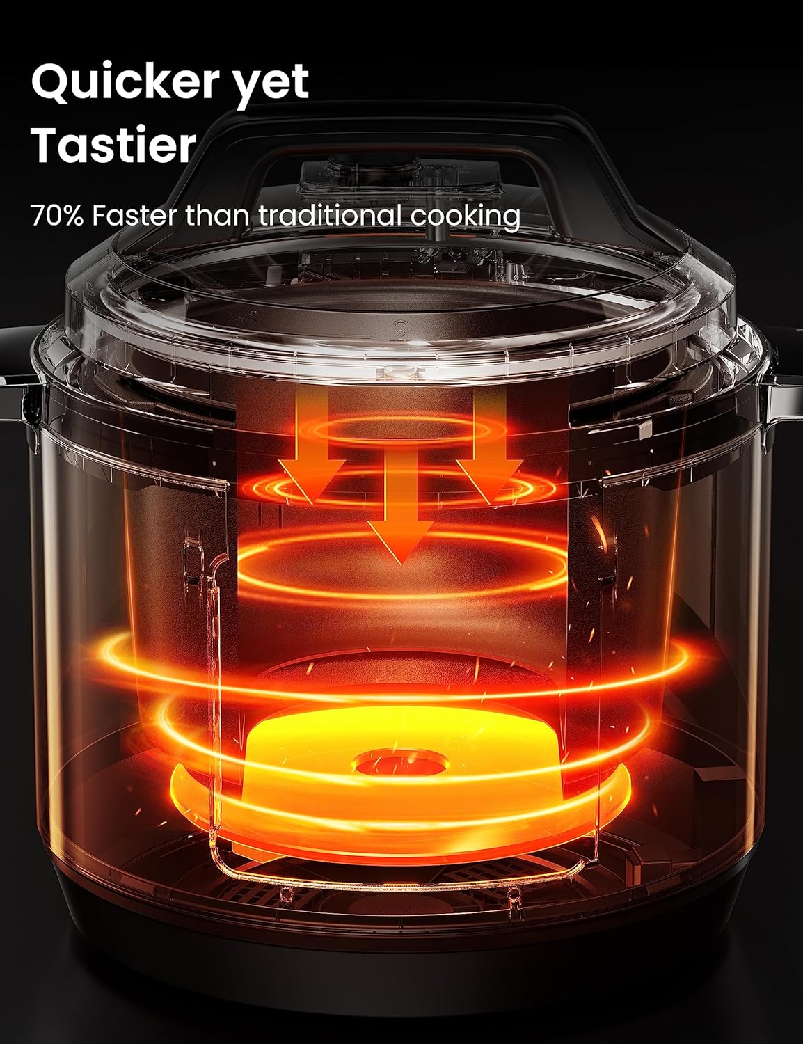 16 in 1 Electric Pressure Cooker 8 Quarts Stainless Steel V96889