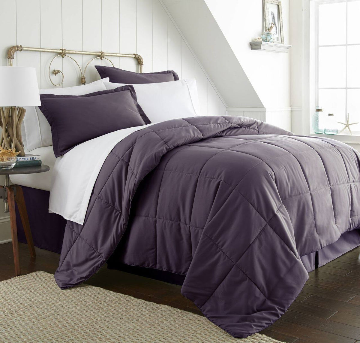 8 Piece Bed in A Bag Queen Purple G406