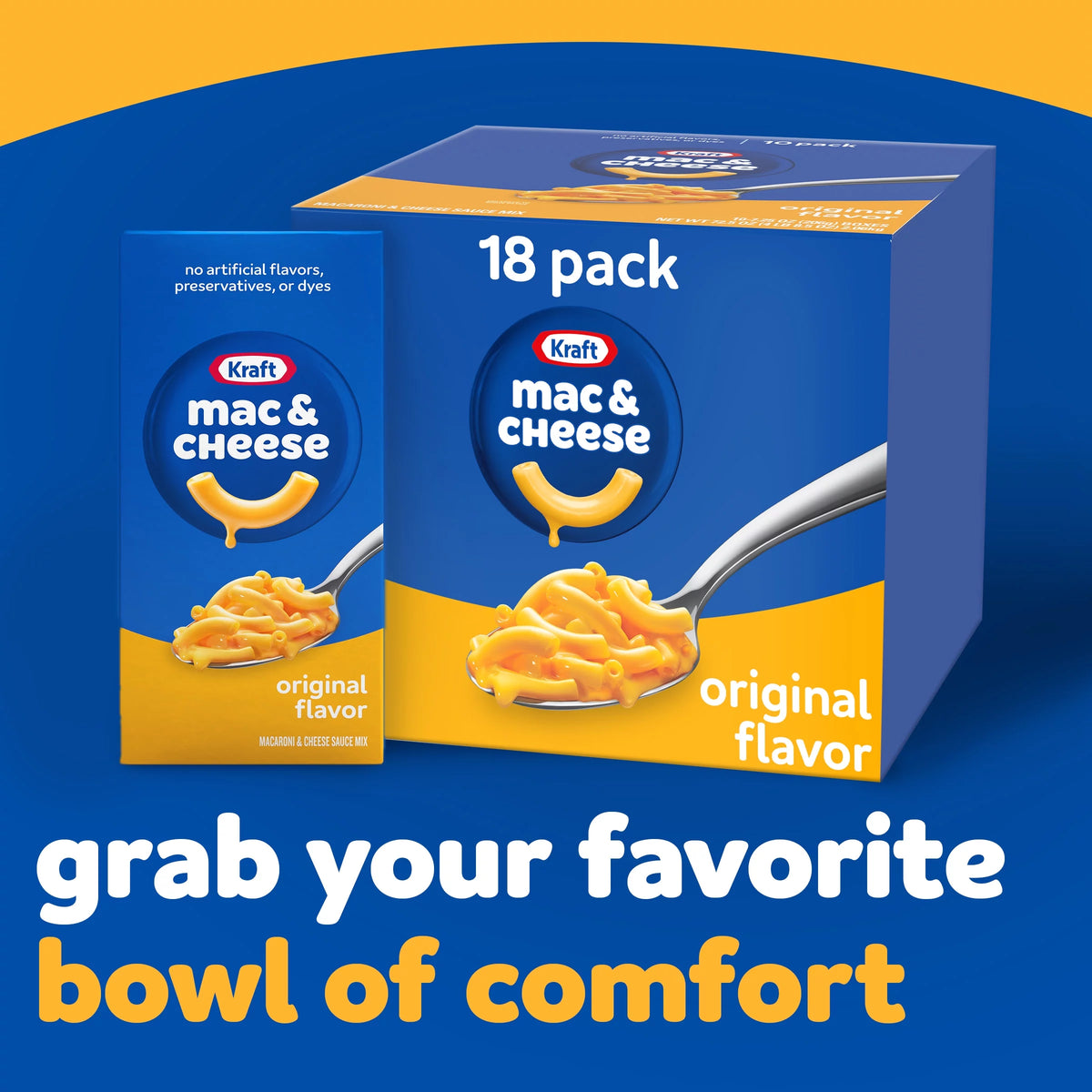 18 ct Pack 7.25 oz Macaroni and Cheese Dinner S51595