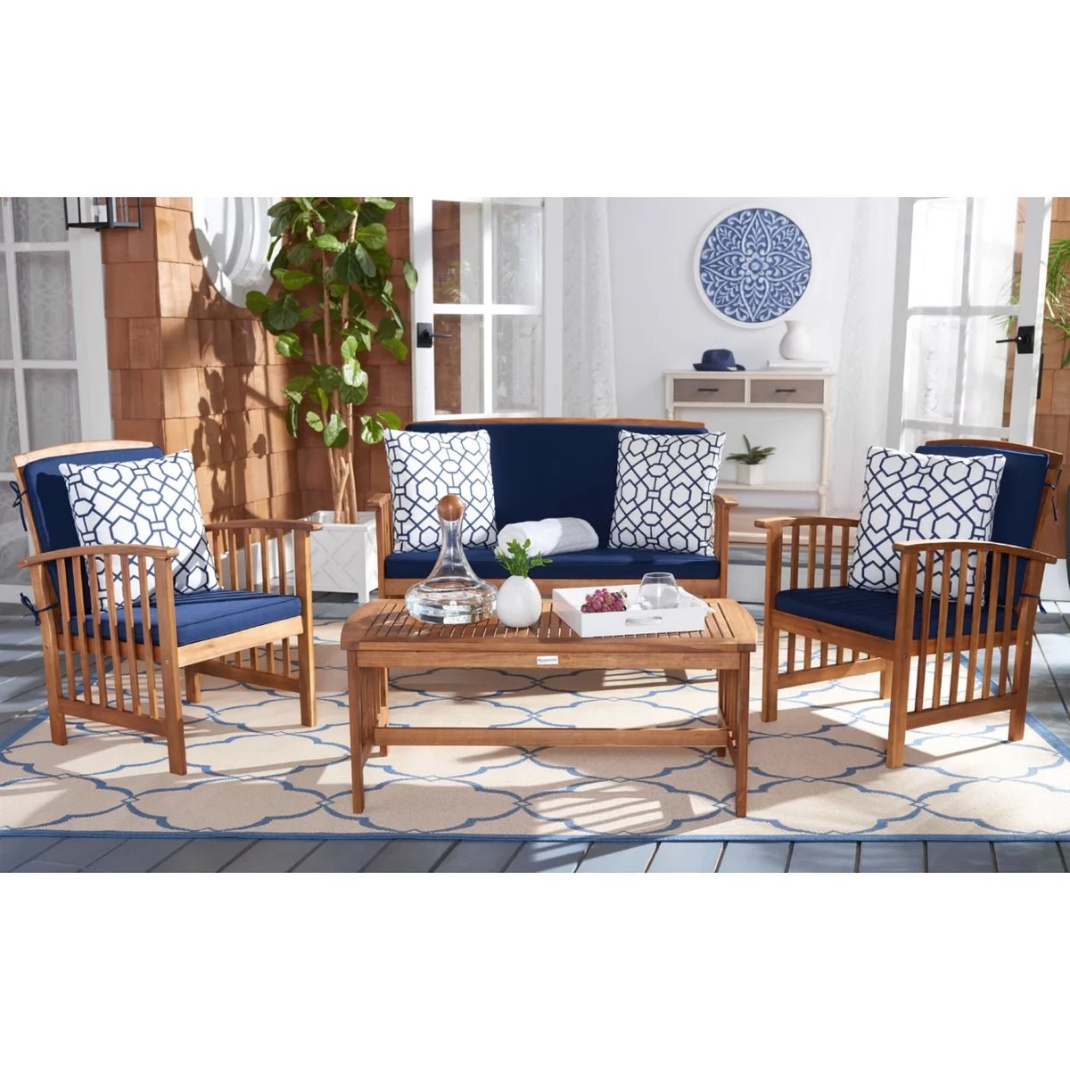 4 Pc Outdoor Conversational Set V495