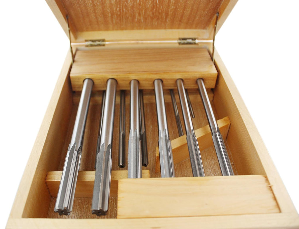 14 Pc H.S.S. Chucking Reamer Set in Fitted Case K326