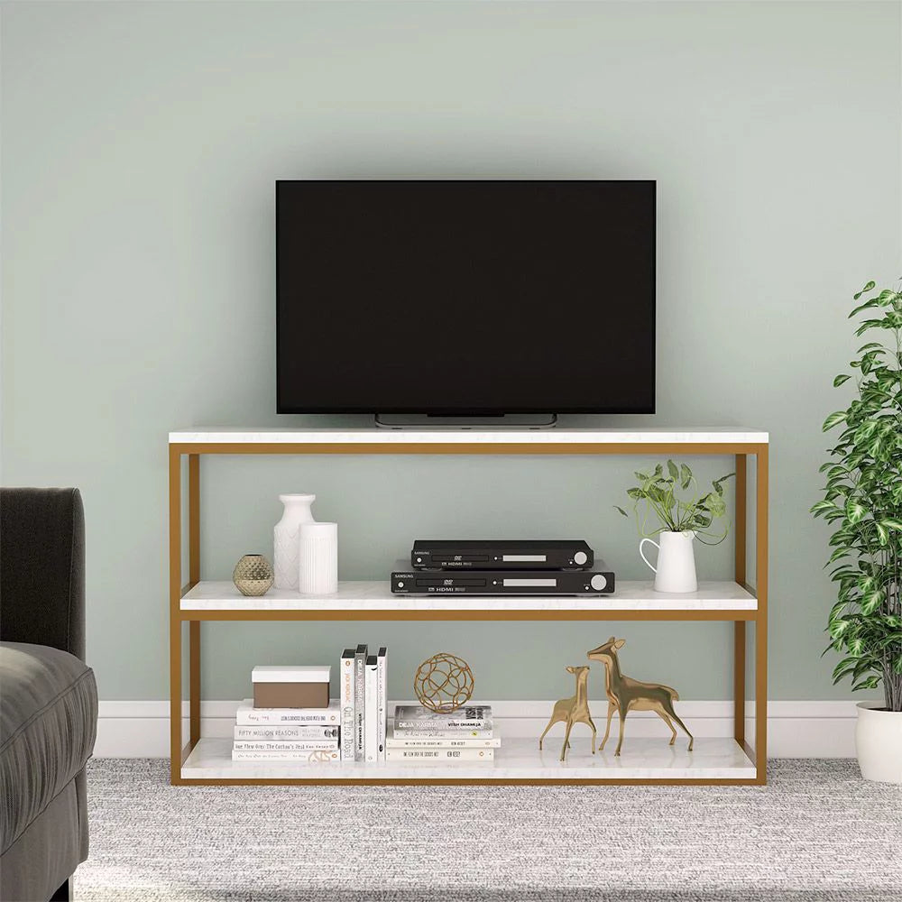 3-Tier Gold Console Table S421