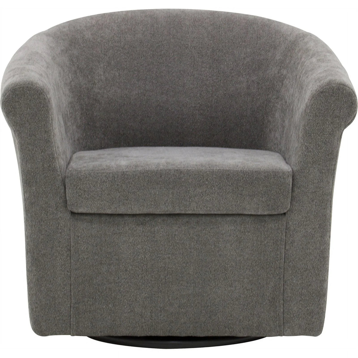 Gray Polyester Fabric Club Chair P388