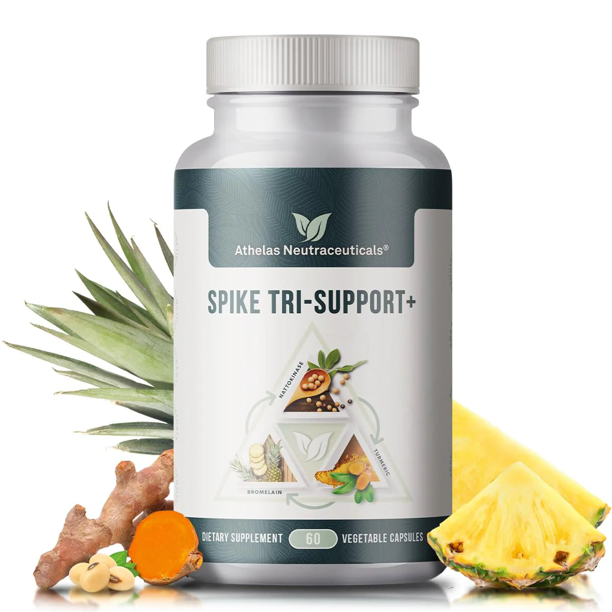 Nattokinase Bromelain Turmeric Supplement A56432