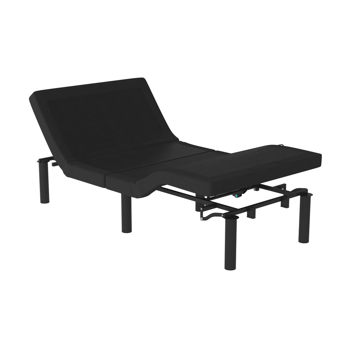 Black Twin XL Adjustable Bed Frame with Wireless Remote M919992