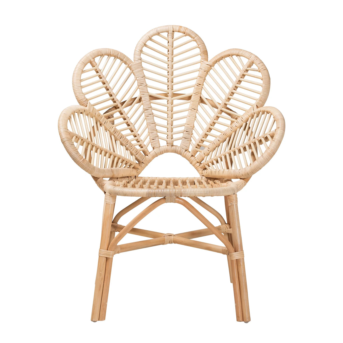 Natural Brown Rattan Chair X428