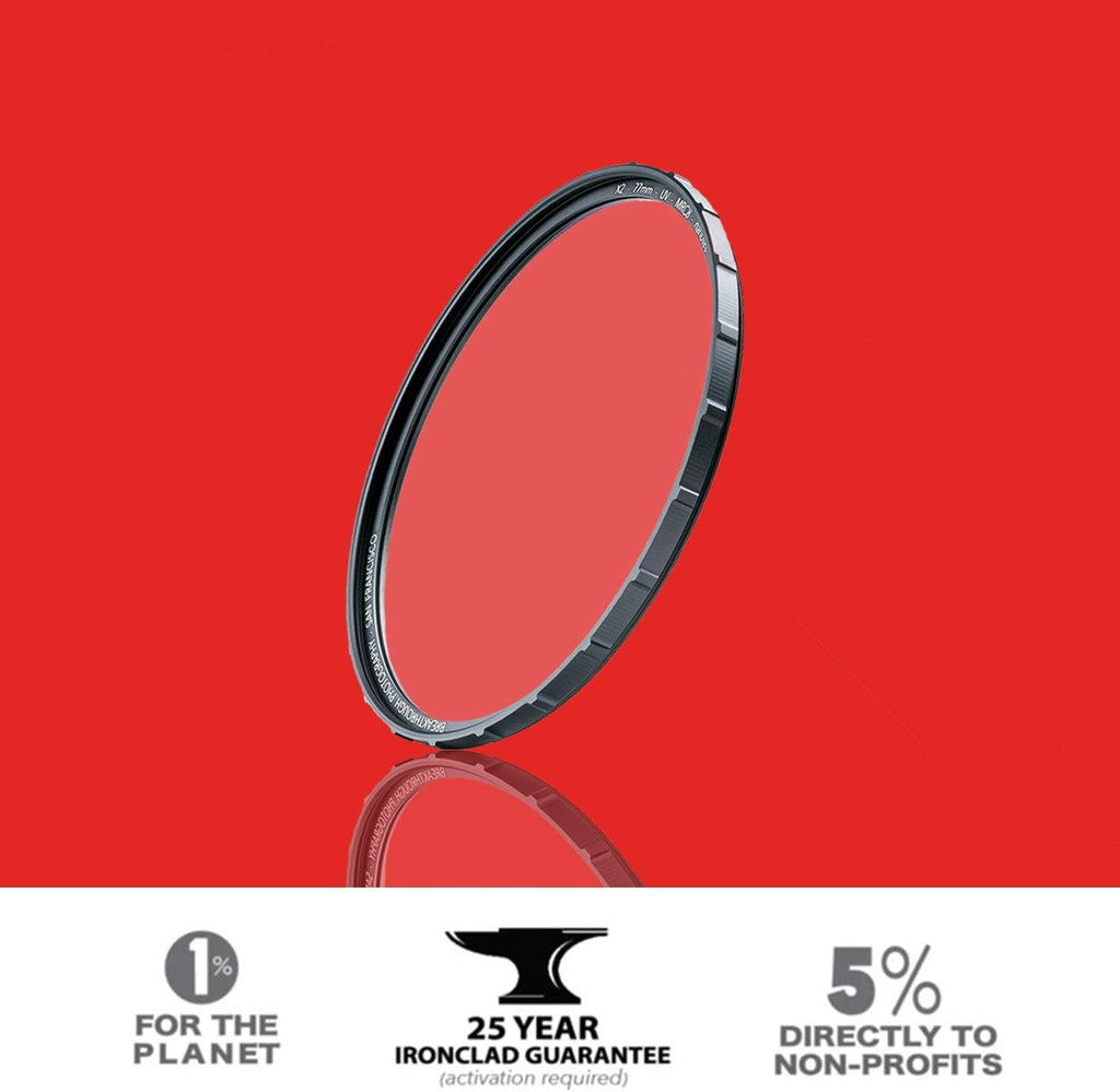82mm X2 UV Filter for Camera Lenses with Lens Cloth, Pack of 2 O111