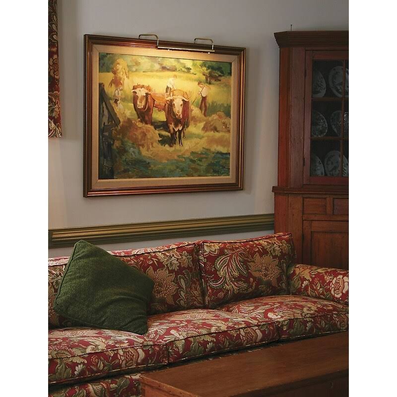 Satin Nickel Picture Light S7137