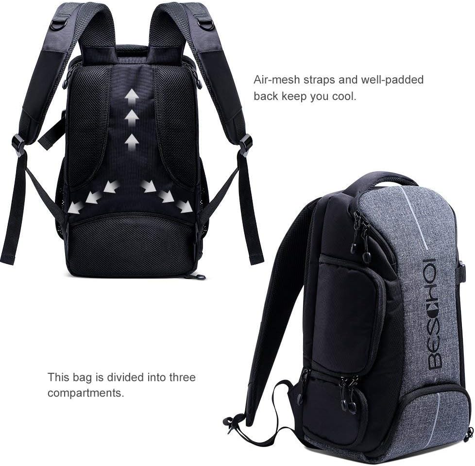 Waterproof Camera Backpack with Rain Cover G958873
