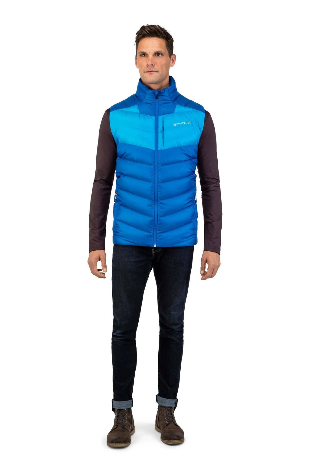 Black Down Vest J2524