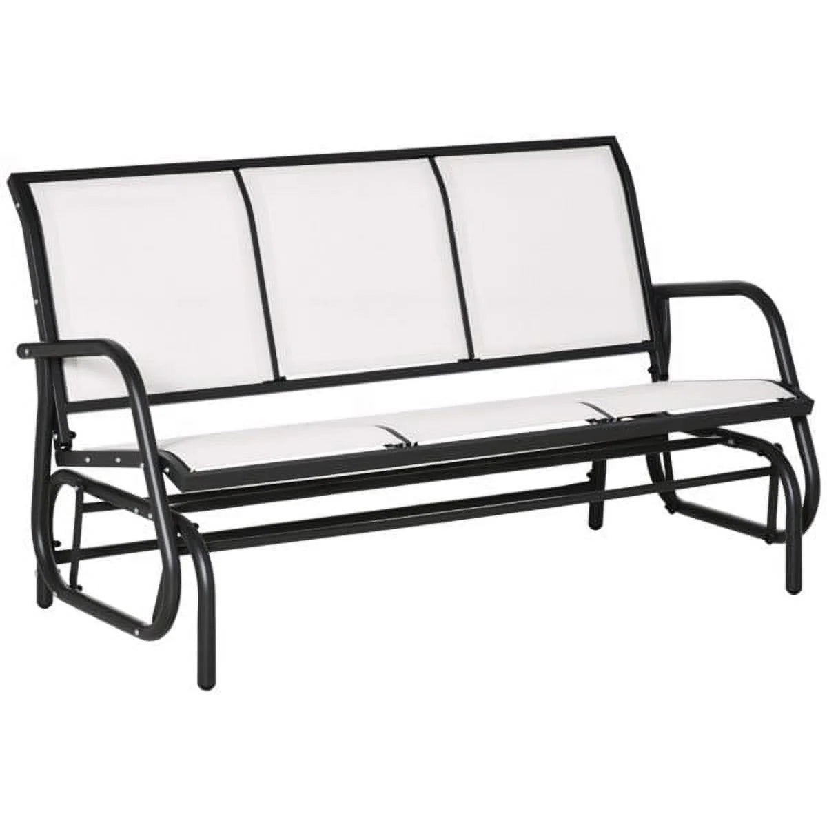 3 Seat Gliding Bench Chair L225