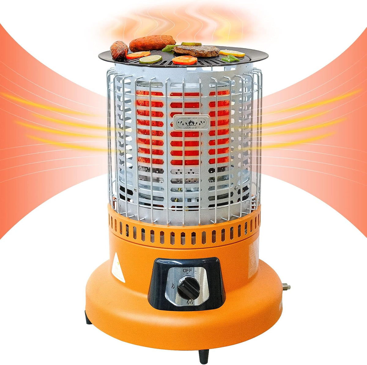 2 in 1 Portable Propane Heater & Stove Q75688
