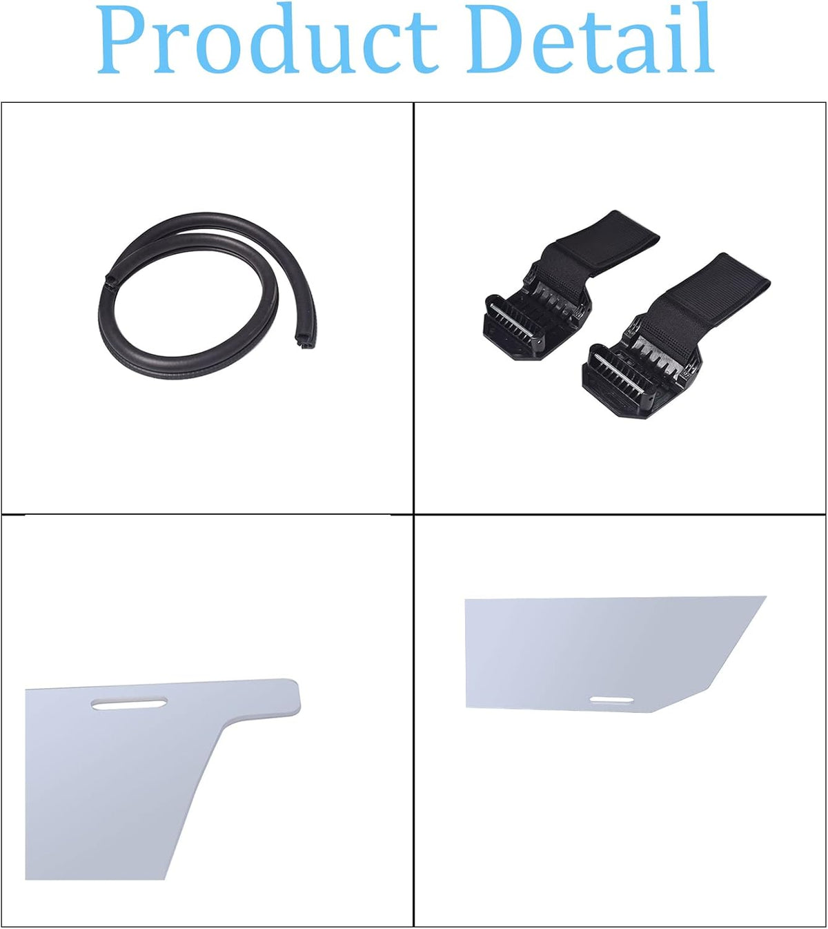 Front Full Windshield Windscreen Replacement for Polaris RZR XP 1000/4 1000 Y8441