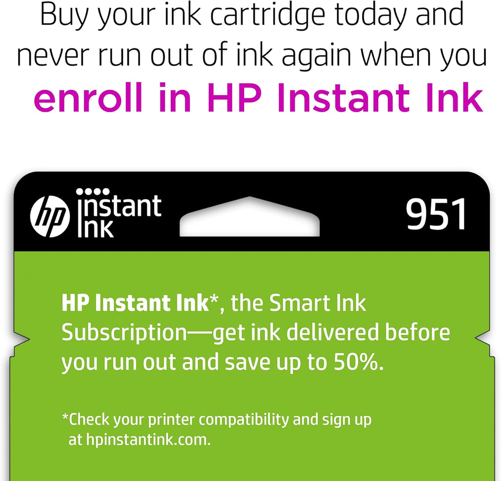 HP 951 Cyan, Magenta, Yellow Ink Cartridges (3-pack) E190