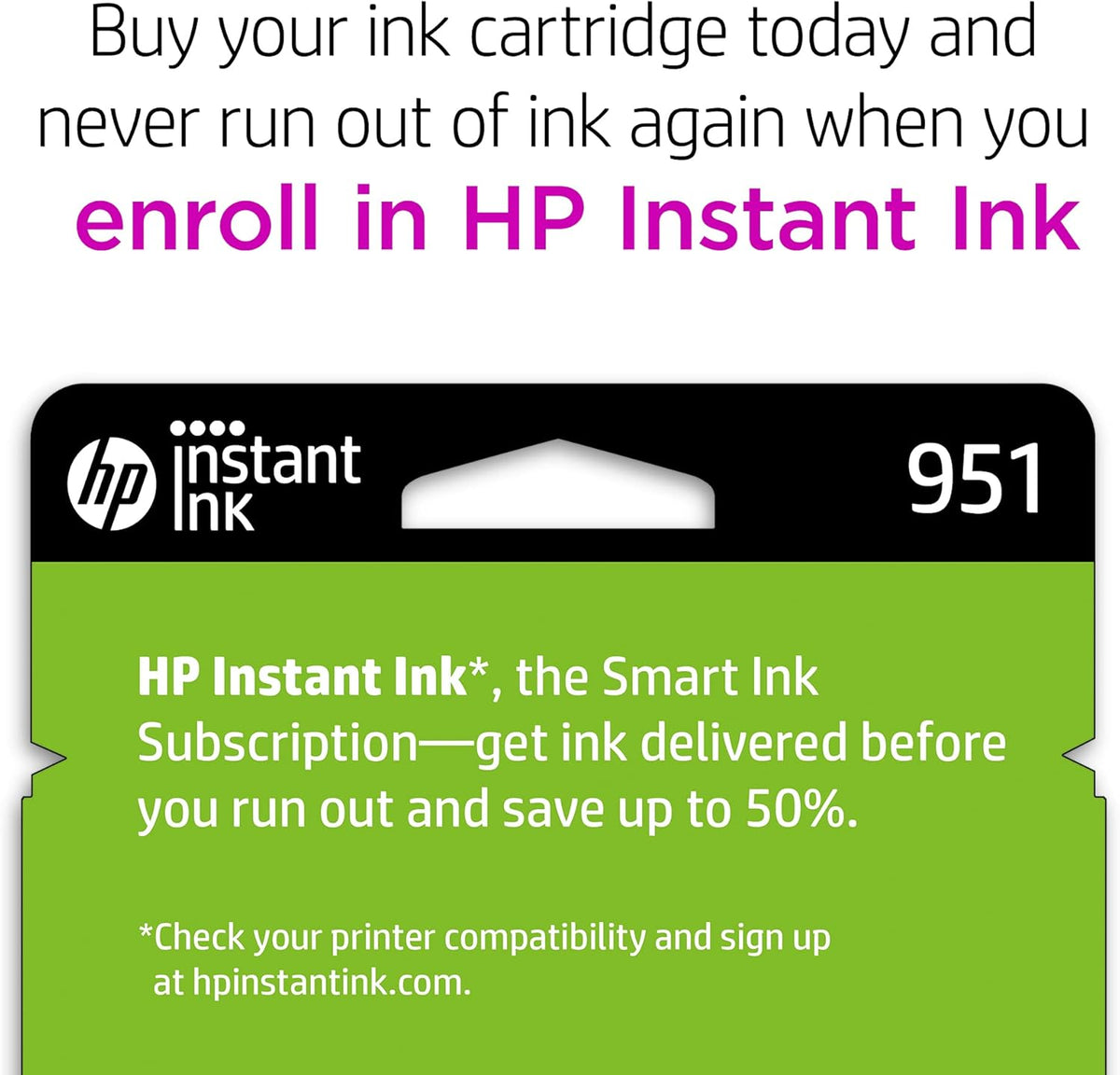 HP 951 Cyan, Magenta, Yellow Ink Cartridges (3-pack) E190