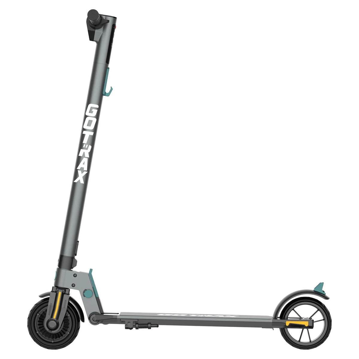 Foldable Electric Scooter with 6 Tires, 200W 12mph, Gray C16793