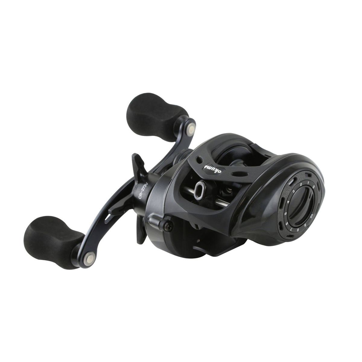 Black 5.5x22 Low Profile Baitcast Reel J729