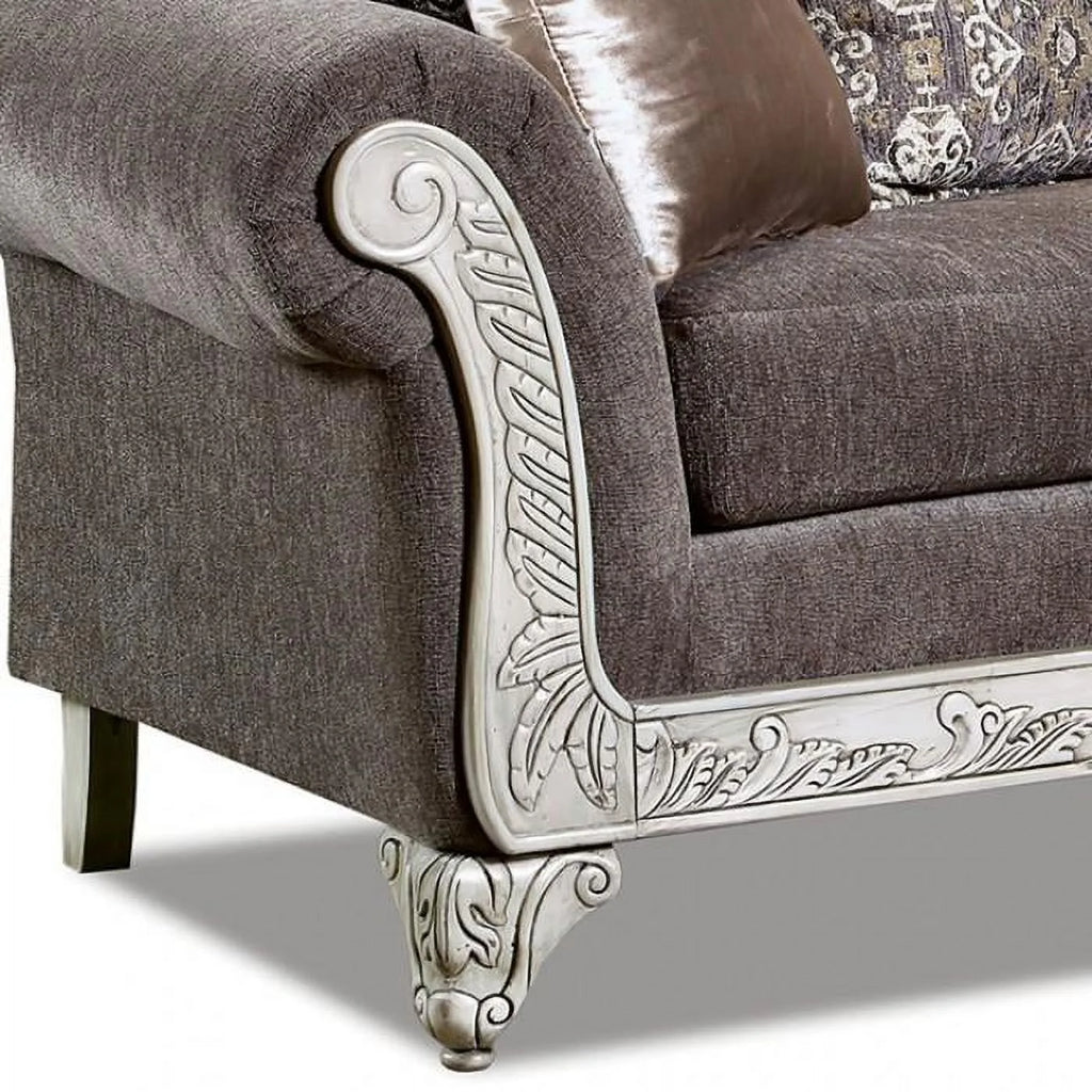Beige 3pcs Living Room Set C1181