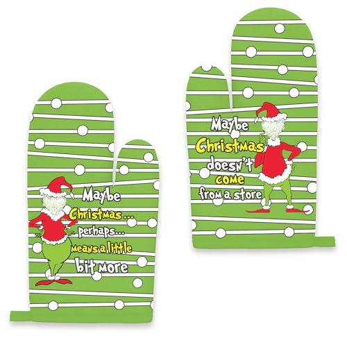 Christmas Oven Mitts Pot Holder 2Pcs H535