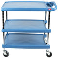 Blue 3 Shelf Utility Cart H549