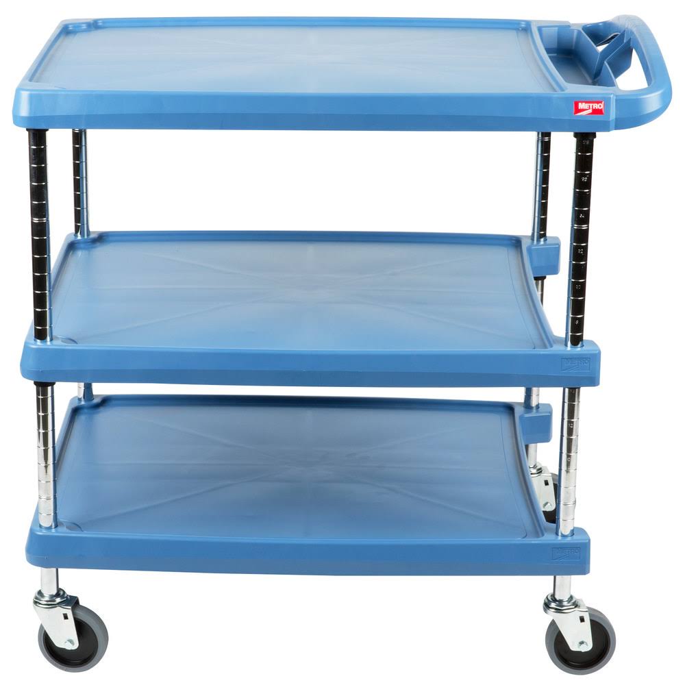 Blue 3 Shelf Utility Cart H549