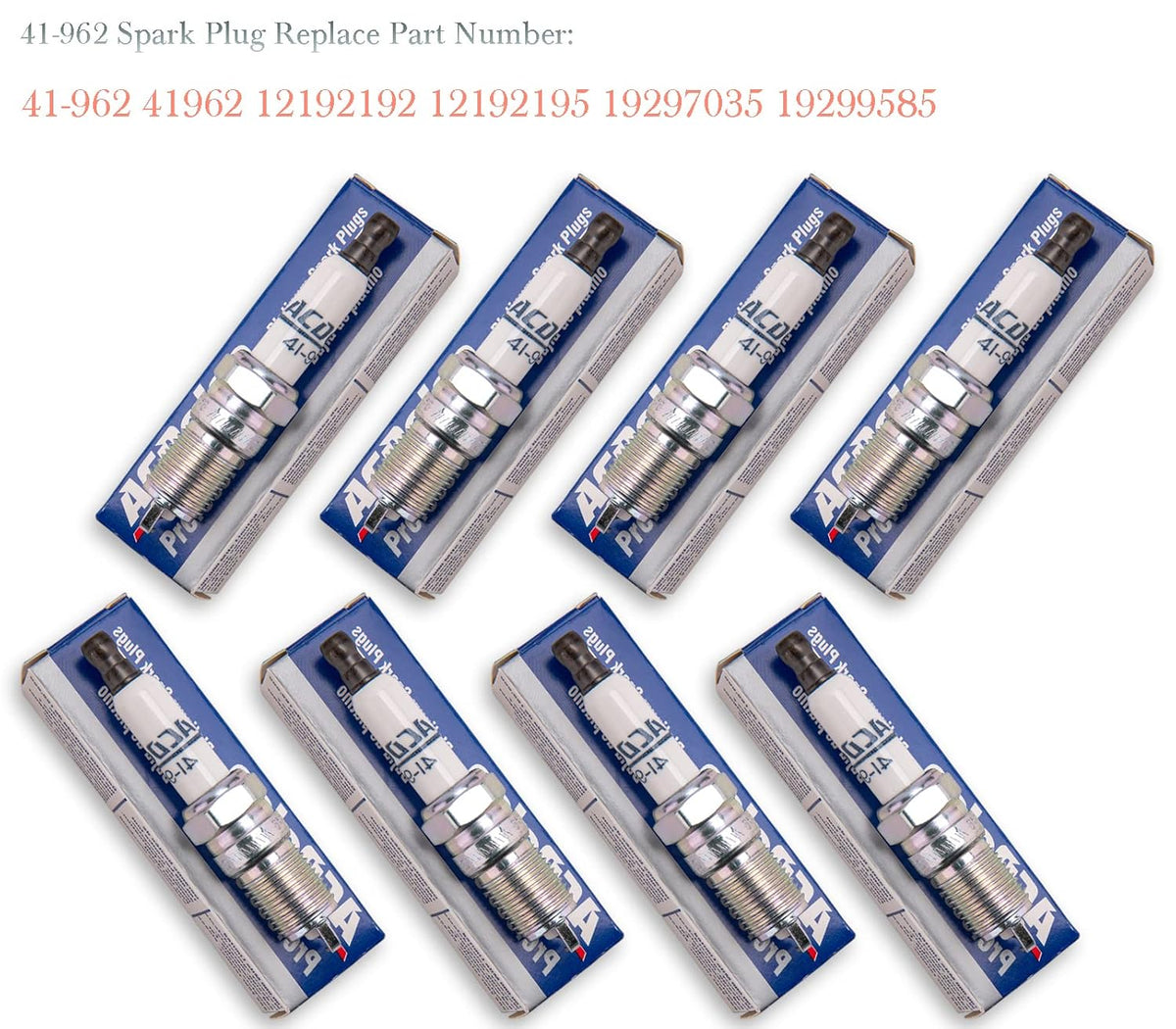 Spark Plug Wires Set and Spark Plugs 16 PCS Pack of 2 I35029