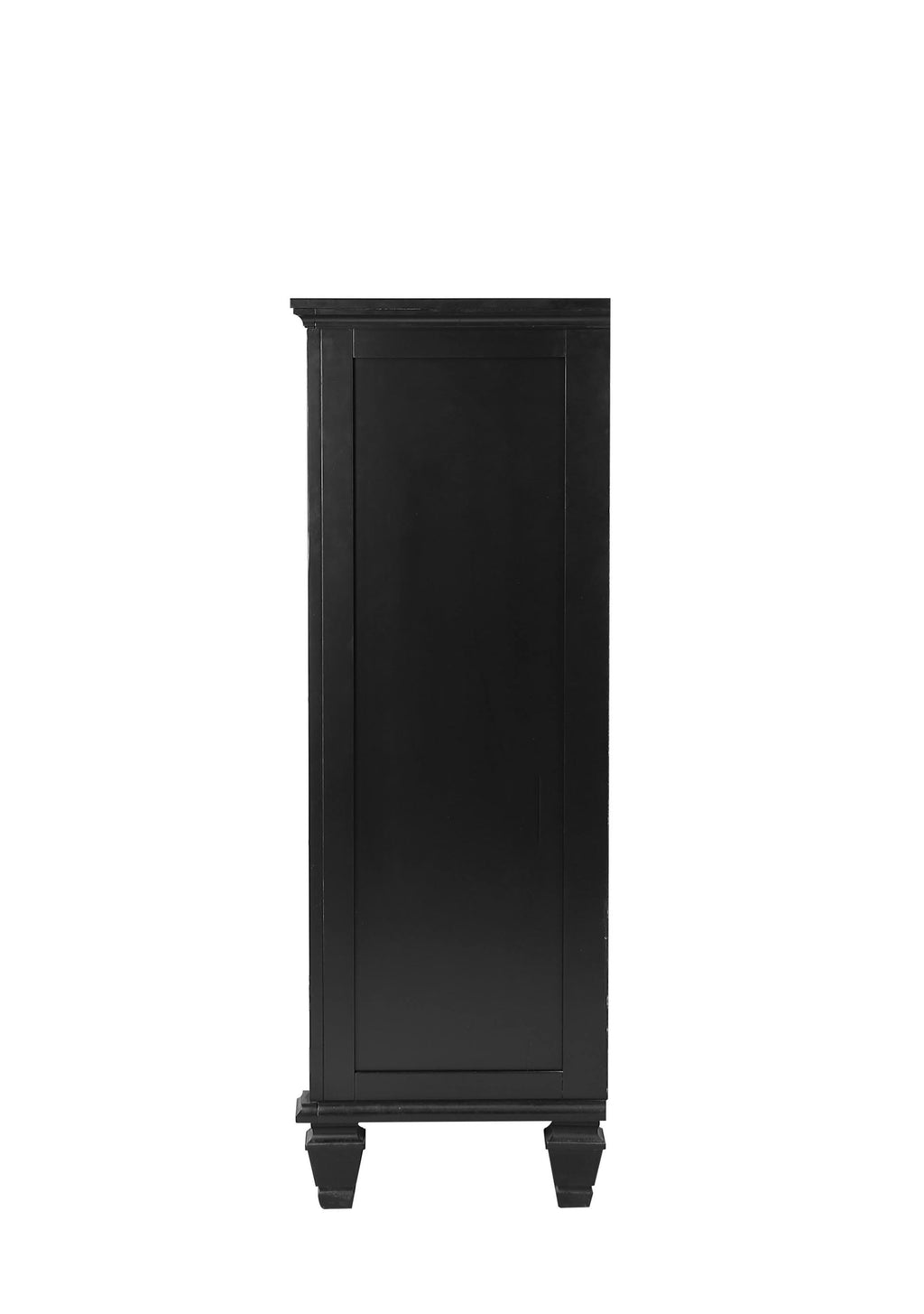 Black 5 Drawer Chest U7786