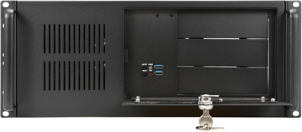 4U Rackmount Server Chassis ATX Micro ATX Mini-ITX with 2x5.25 8x3.5 2x2.5 Bays USB3.0 R109496
