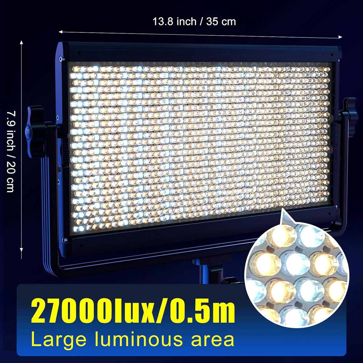 75W RGB LED Video Light 3 Packs Q630327