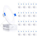 16 Pack 6 inch Ultra-Thin LED Recessed Ceiling Light X945
