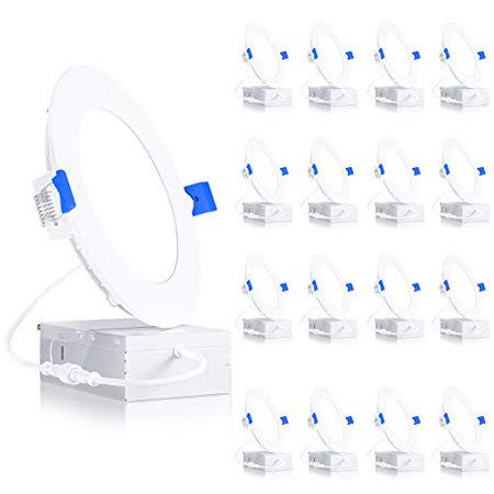 16 Pack 6 inch Ultra-Thin LED Recessed Ceiling Light X945