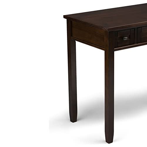 White 2 Drawer Solid Wood Desk B648428