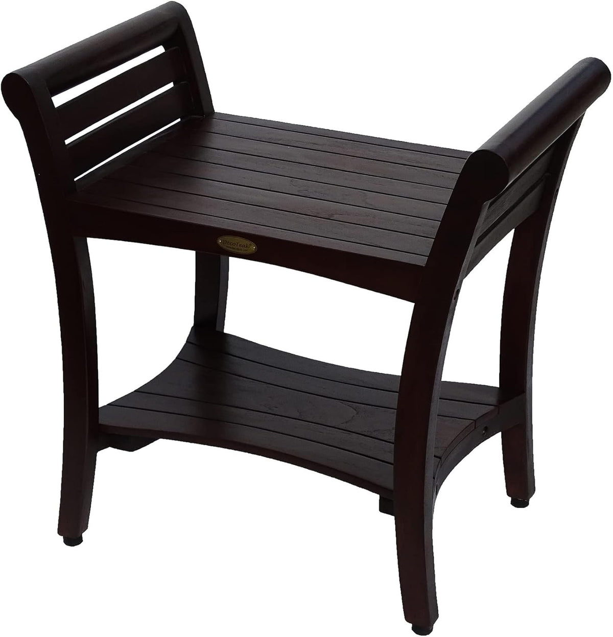 Teak Shower Bench 24 Inch Brown P6532