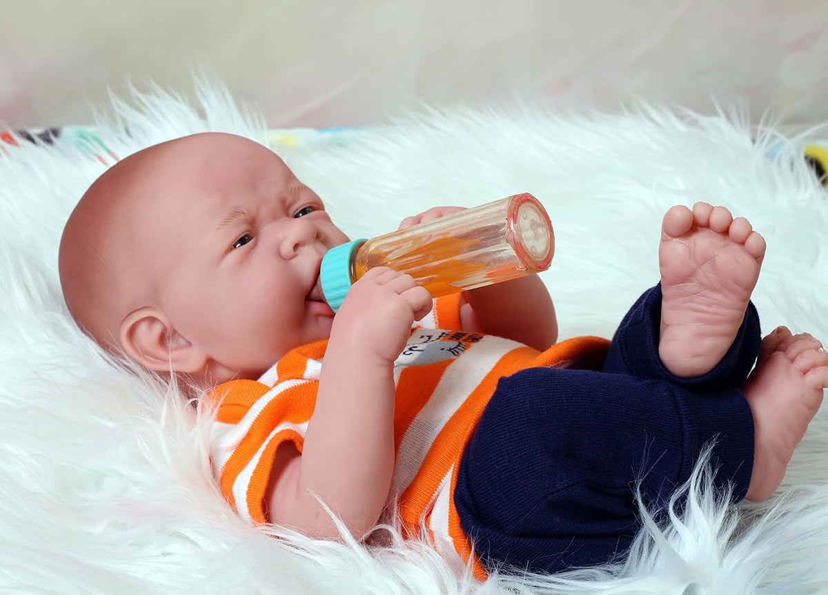 15” Washable Soft Vinyl Reborn Baby Boy Doll R569