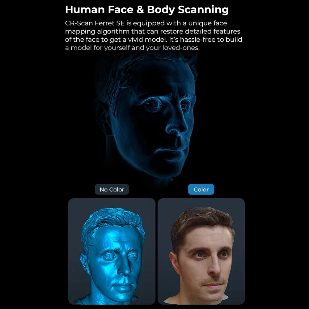 Handheld 3D Scanner 30fps 0.1mm Dual Mode O4287