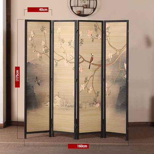 Folding Portable Screen Room Divider J80668