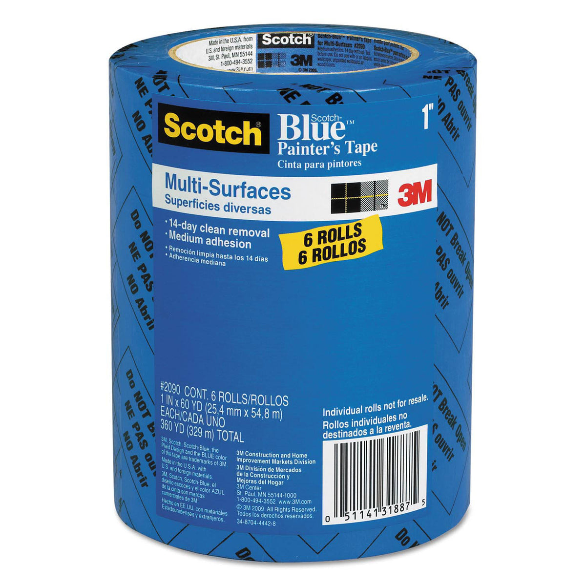 Blue Painter's Tape 6 Pack F898